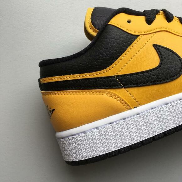 Nike Air Jordan 1 Low GS University Gold Black 553560 700 - SIZE 4.5Y = 4.5 MENS main image 9